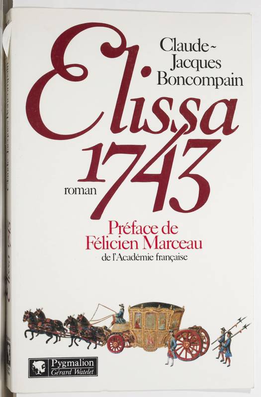 Elissa 1743 BONCOMPAIN Claude-Jacques, roman