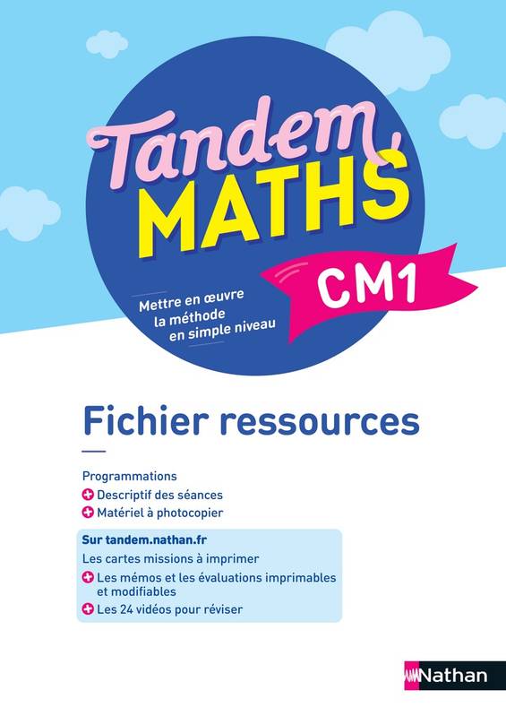 Tandem Maths CM1 - Fichier ressources