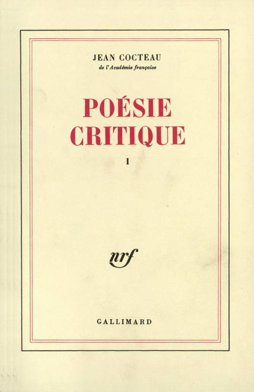 Poésie critique