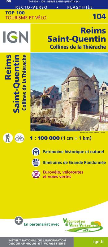 Top100104 Reims/Saint-Quentin  1/100.000