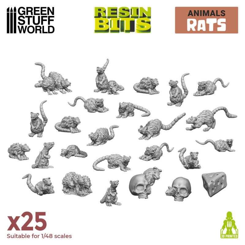 Set Imprimé en 3D - Petits Rats