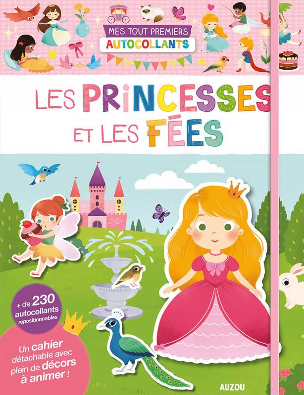 Livres Jeunesse Loisirs et activités Les princesses et les fées, 230 AUTOCOLLANTS REPOSITIONNABLES AMSTRAMGRAM