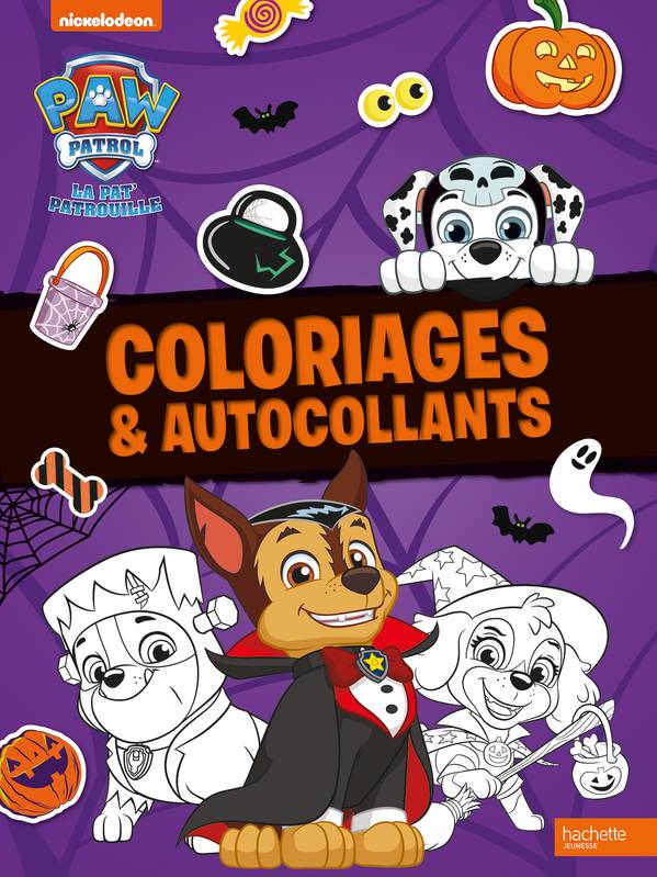 La Pat' Patrouille - Coloriages et autocollants Halloween, Coloriages et autocollants