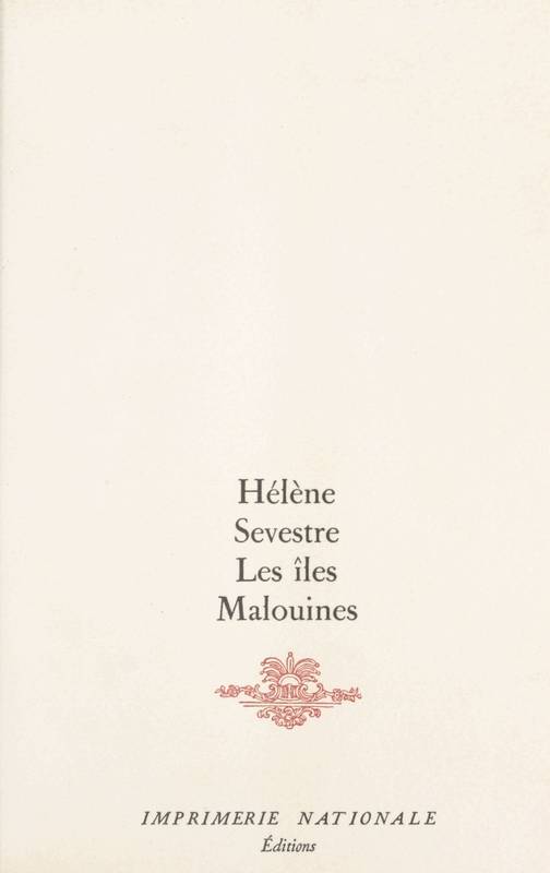Les Îles Malouines Hélène Sevestre