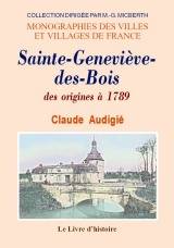 Sainte-Geneviève-des-Bois - des origines à 1789, des origines à 1789 Claude Audigié