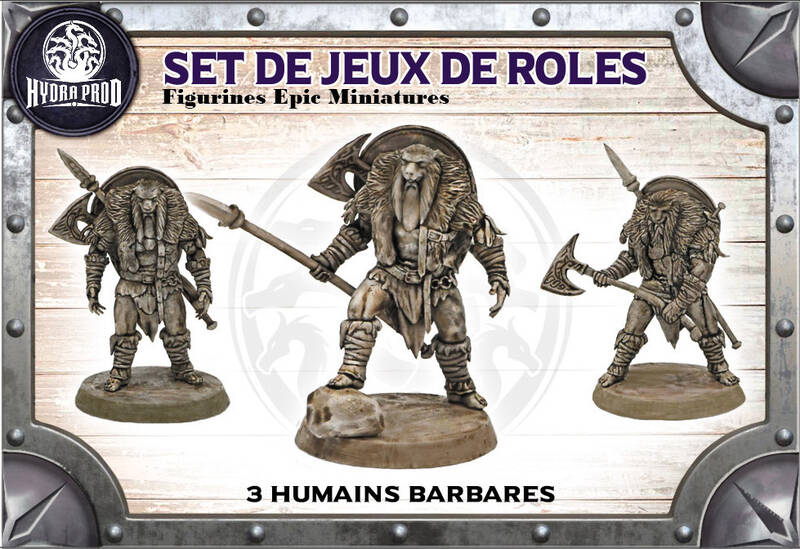 Humains barbares (x3)