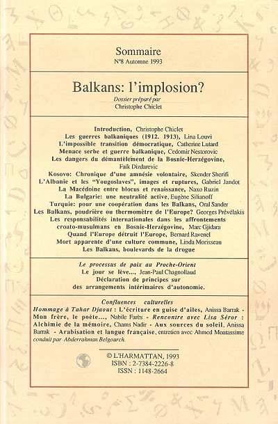 Balkans : l'implosion ?