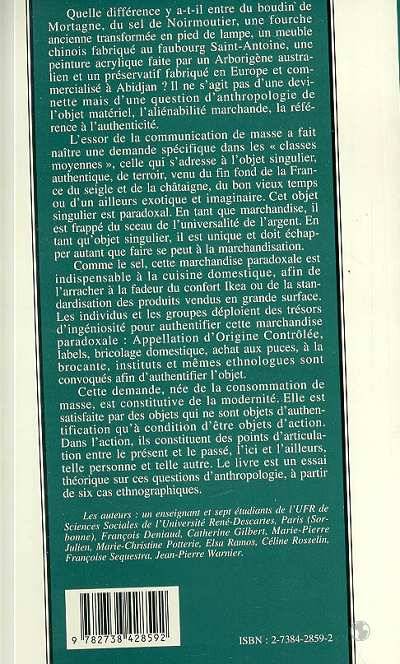 La paradoxe de la marchandise authentique, Imagination et consommation de masse