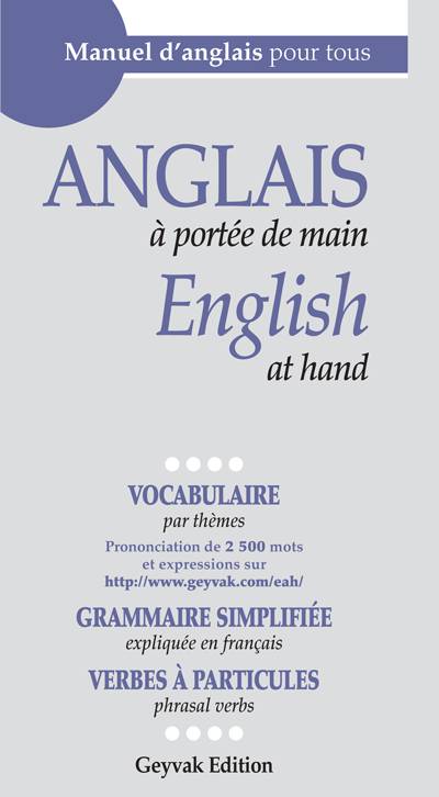 Anglais à portée de main, English at hand