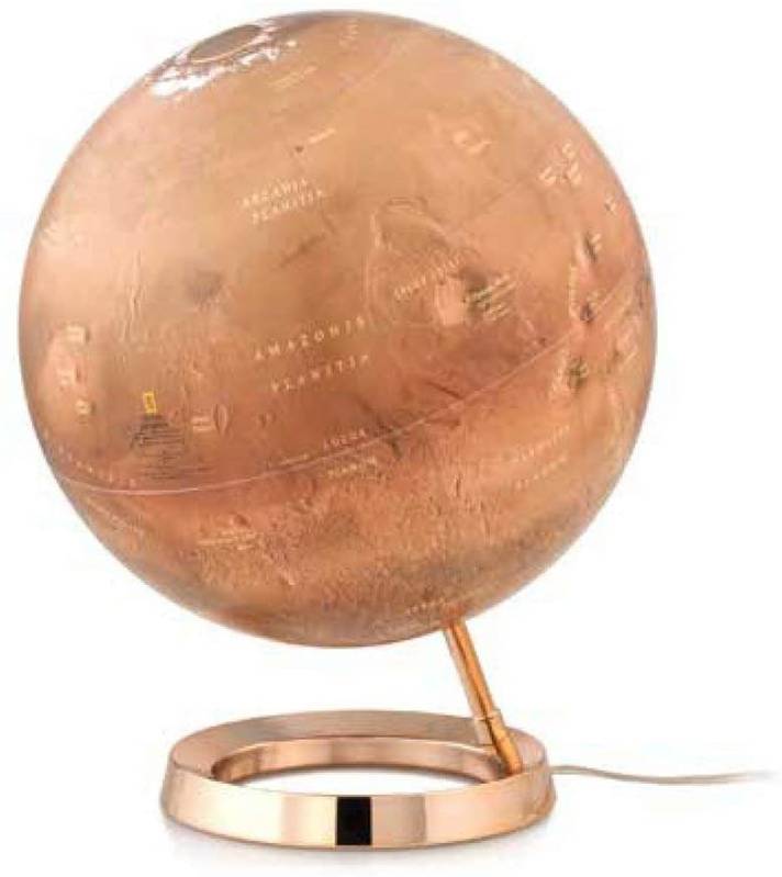 Livres Sciences et Techniques Astronomie Globe Physique  de Mars Pied polycarbonate Globes