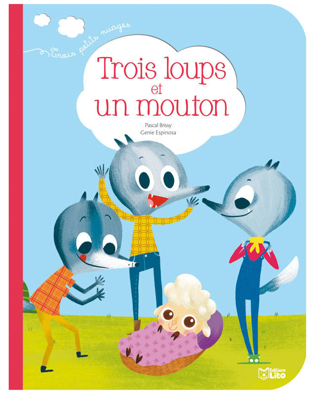 Trois loups et un mouton