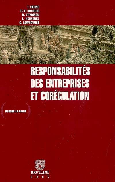 Responsabilités des entreprises et corégulation