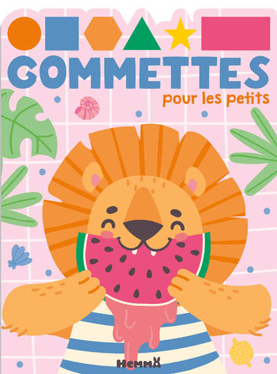 Gommettes pour les petits (Lion pastèque)