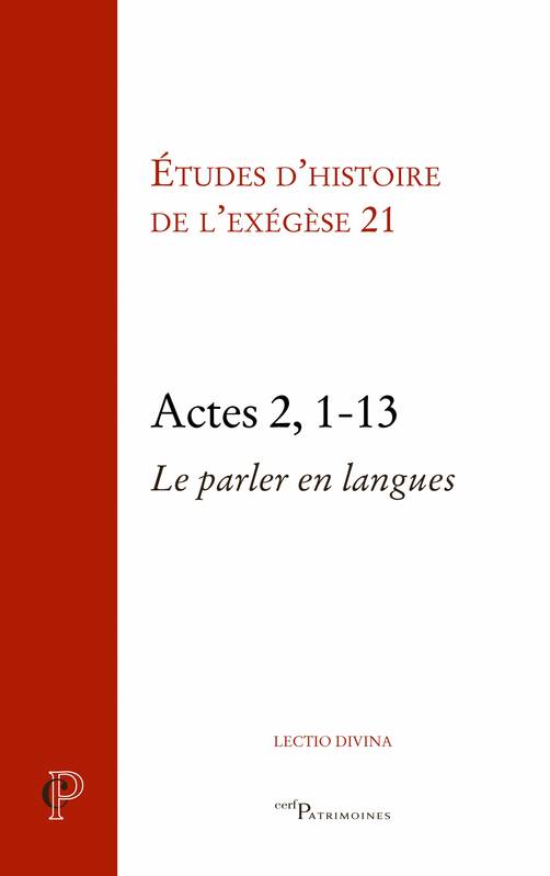 Ac 2, 1-13, Le parler en langue