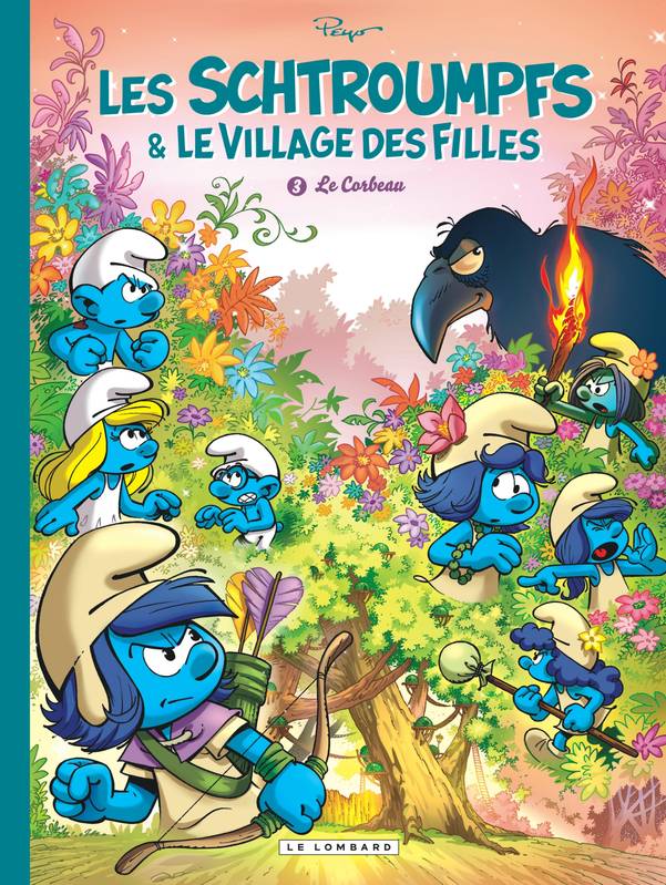 Livres BD BD adultes Les Schtroumpfs & le village des filles, 3, Le corbeau Luc Parthoens, Peyo, Thierry Culliford