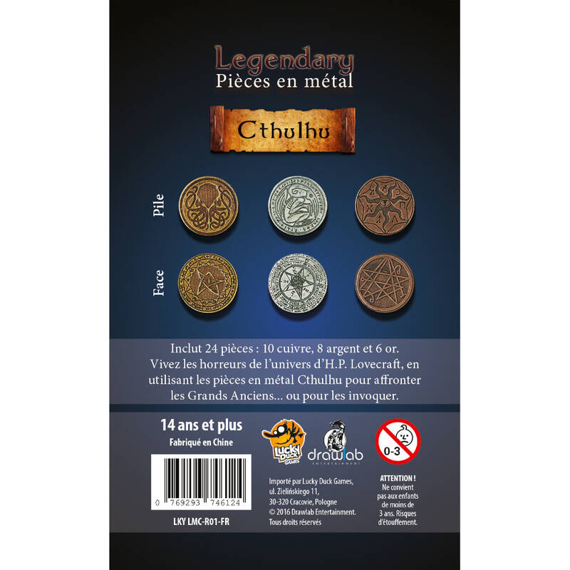 Legendary Metal Coins - Set Cthulhu