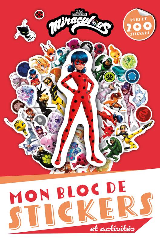 Miraculous - Mon bloc de stickers et activités