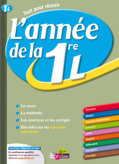 L'année de la 1re L / comprendre, réviser, s'entraîner