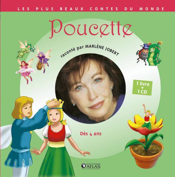 Livres Jeunesse de 3 à 6 ans Albums POUCETTE/L+CD, Livre CD Marlène Jobert