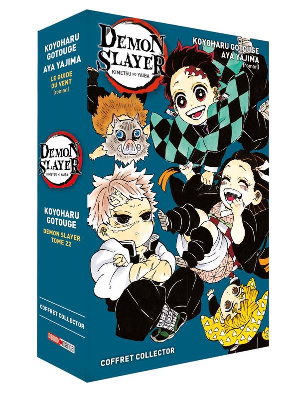 Livres Mangas Shonen Demon Slayer, T.22/Roman N°03 - Coffret collector Aya Yajima, Koyoharu Gotouge