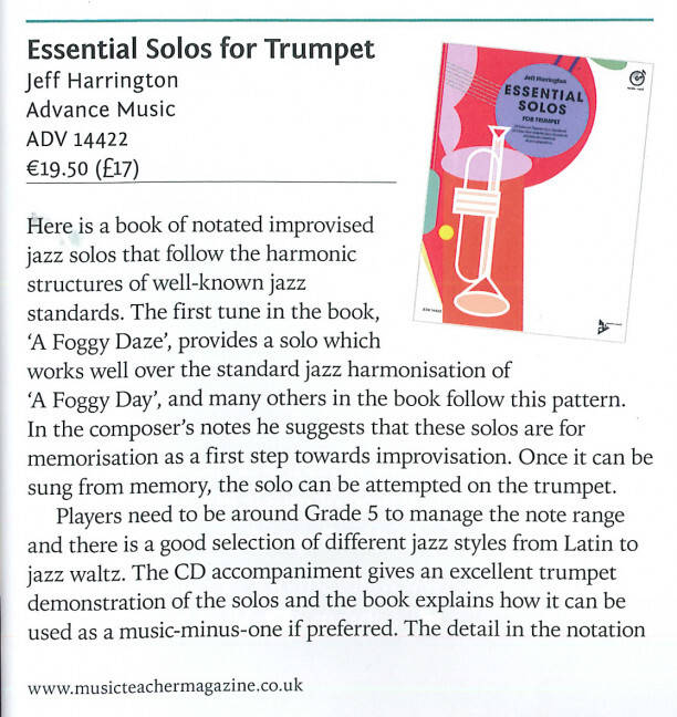 Essential Solos for Trumpet, 28 Solos de standards de jazz polulaires. trumpet.