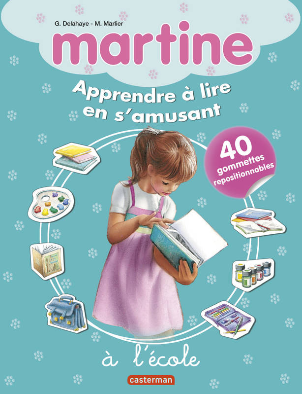 GOMMETTES APPRENDRE A LIRE T3 MARTINE A L ECOLE