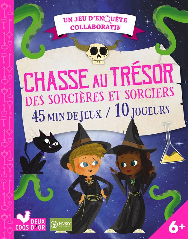 Chasse au trésor des sorcières et sorciers - pochette avec accessoires