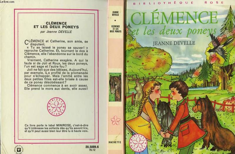 Clémence et les deux poneys Jeanne Develle