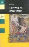 Lettres et maximes