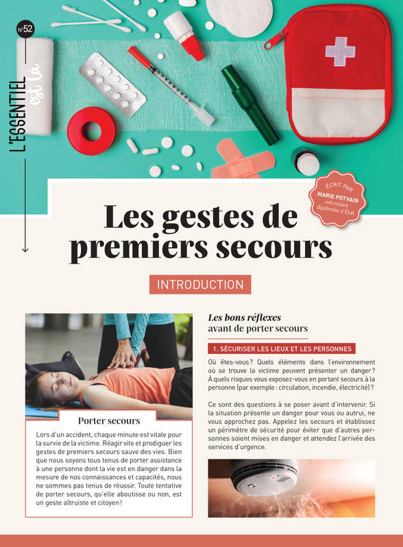 Les gestes de premiers secours