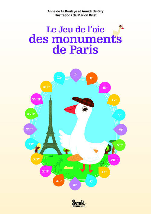 Le jeu de l'oie de..., Le Jeu de l'oie des monuments de Paris