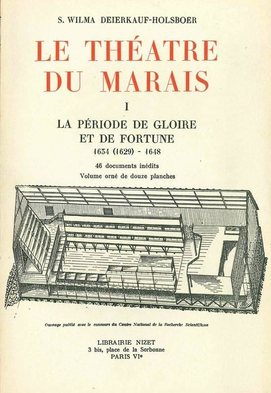 Livres Littérature et Essais littéraires Théâtre Le Théâtre du Marais, 2 vols Sophie Wilma Deierkauf-Holsboer