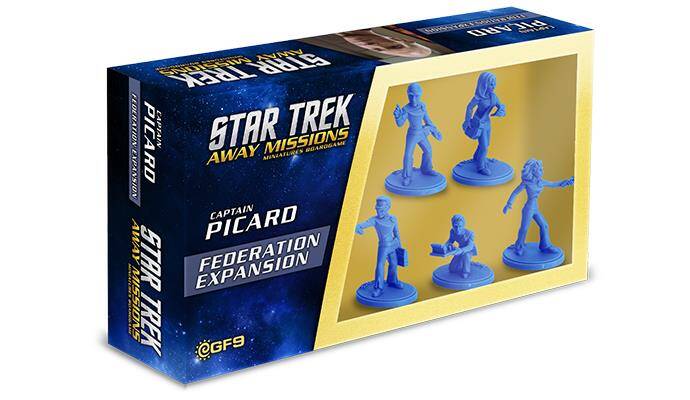 Star Trek Away Missions Miniatures Boardgame - Captain Picard