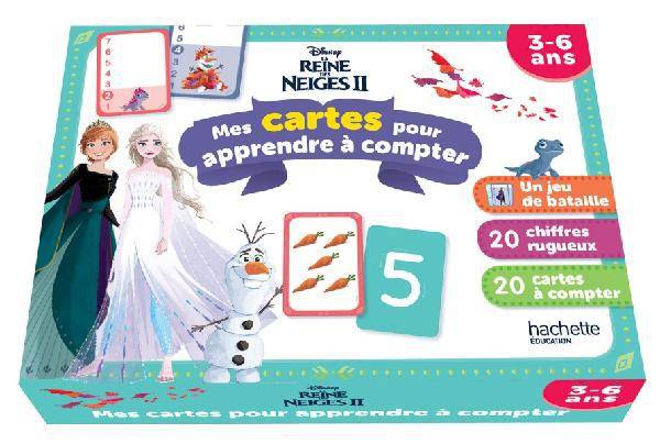 Disney - La Reine des neiges 2 - Mes cartes pour apprendre à compter