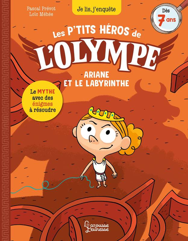 Les petits héros de l'Olympe - Ariane et le labyrinthe, Je lis, j'enquête