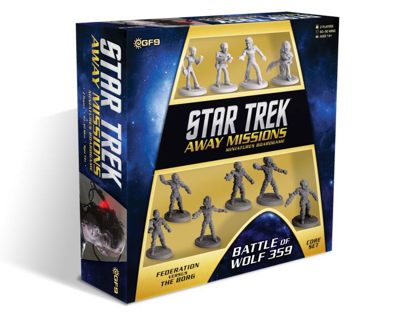 Star Trek Away Missions Miniatures Boardgame - Battle of Wolf 359