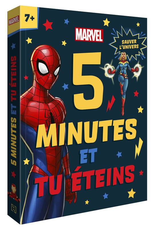 Jeux et Jouets Livres Livres pour les  6-9 ans Albums MARVEL - 5 minutes et tu éteins (dès 7 ans) - Sauver l'univers Marvel comics,