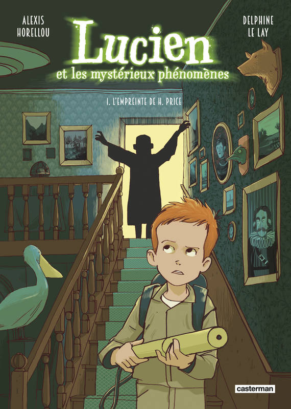 Livres BD BD adultes Lucien et les mystérieux phénomènes, L'empreinte de H. Price - Nouvelle édition Delphine Le Lay