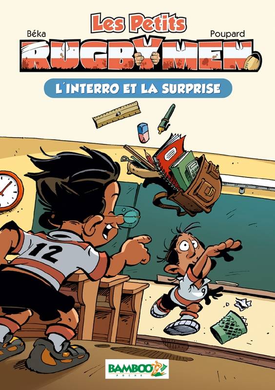 2, Les petits Rugbymen - poche tome 2 - L'interro et la surprise, L'interro et la surprise