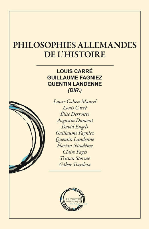 Philosophies allemandes de l'histoire