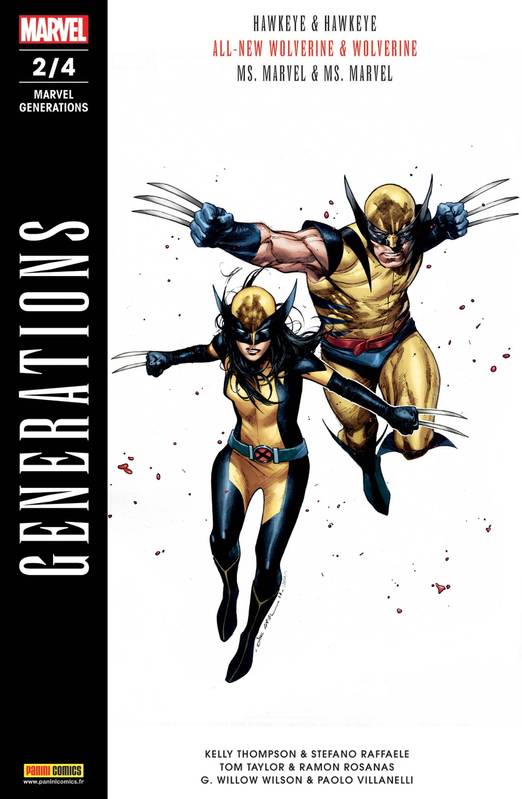 Livres BD Comics Marvel Générations nº2 Kelly Thompson, Marco Rudy, Brian M. Bendis, Mahmud Asrar, Stefano Raffaele, Jason Aaron