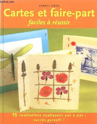 Cartes et faire-part faciles à réussir, faciles à réussir Cheryl Owen