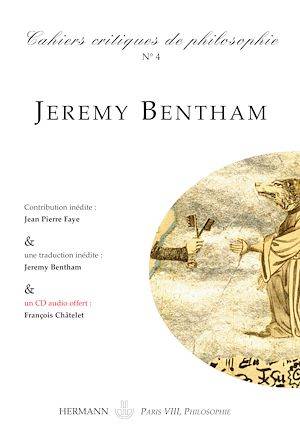Cahiers critiques de philosophie, n°4, Jeremy Bentham