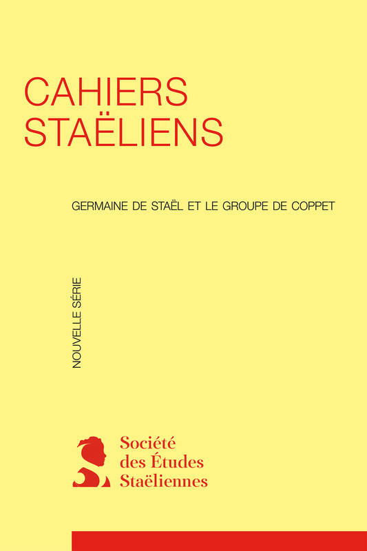 Cahiers staëliens, LE GROUPE DE COPPET ET L'ANGLETERRE