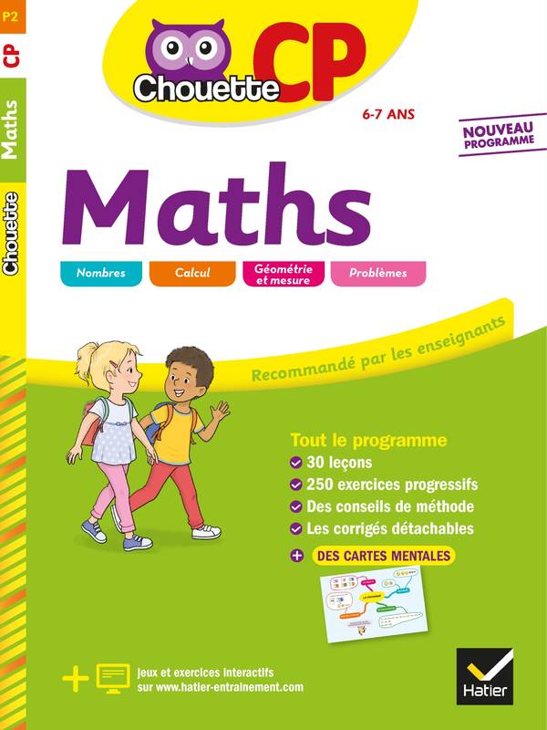 Maths CP, 6-7 ans / nouveau programme, cahier d'entraînement et de révision