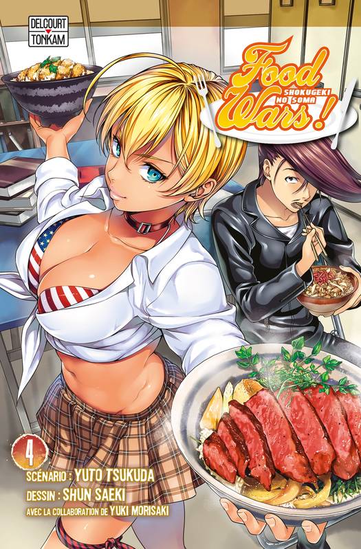 Livres Mangas Shonen 4, Food wars ! T04 Yuto Tsukuda