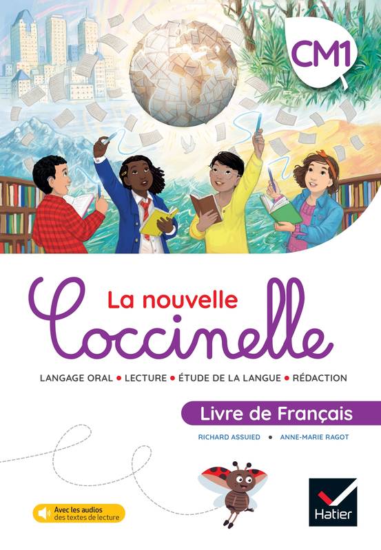 Livres Scolaire-Parascolaire Primaire Coccinelle - Français CM1 Ed. 2022 - Livre de l'élève Anne-Marie Ragot, Richard Assuied