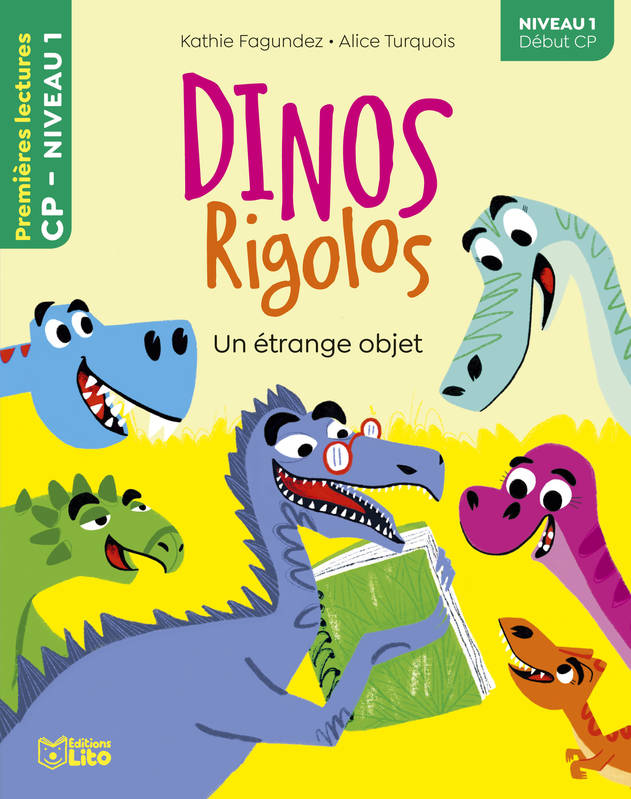 Dinos rigolos / Un étrange objet : niveau 1, début CP