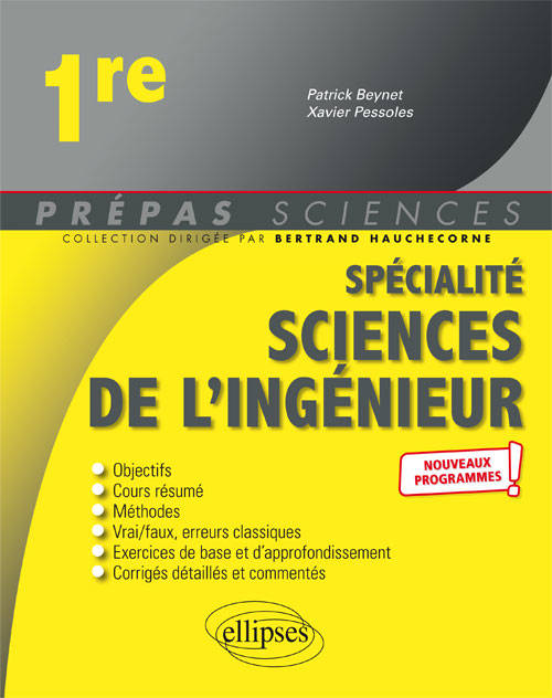 Livres Scolaire-Parascolaire Lycée Spécialité Sciences de l'ingénieur - Première - nouveaux programmes Patrick Beynet