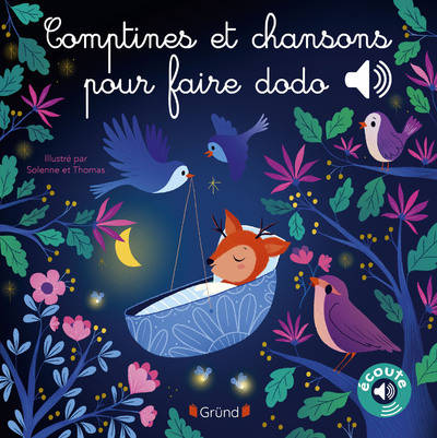 Jeux et Jouets Livres Livres pour les 0-3 ans Livres sonores Comptines et chansons pour faire dodo Solenne et Thomas